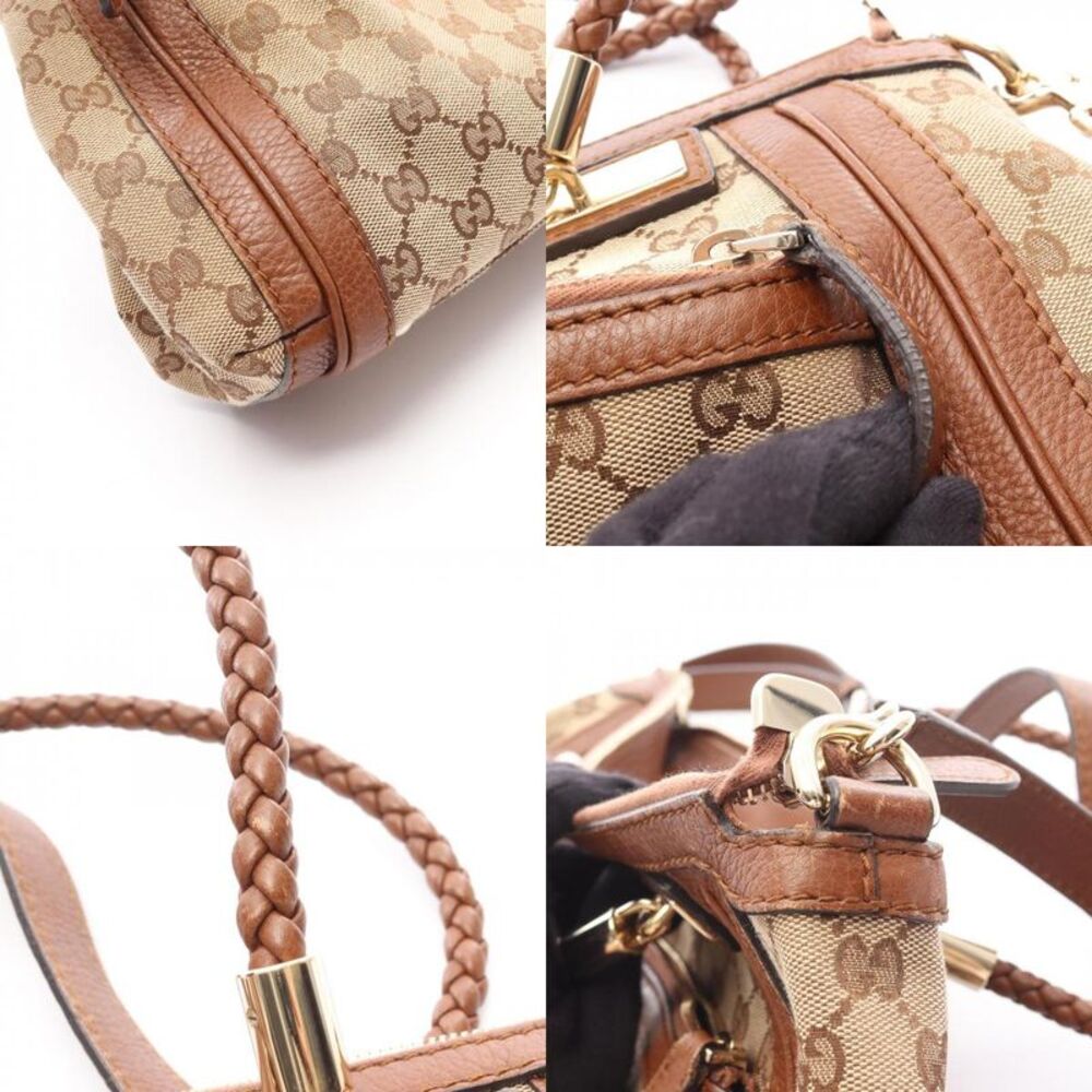 Gucci Bella Bamboo GG Canvas Tote Bag - Picture 7 of 10